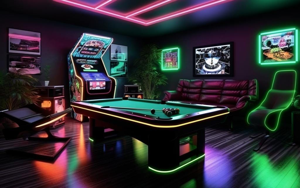 retro game room ideas